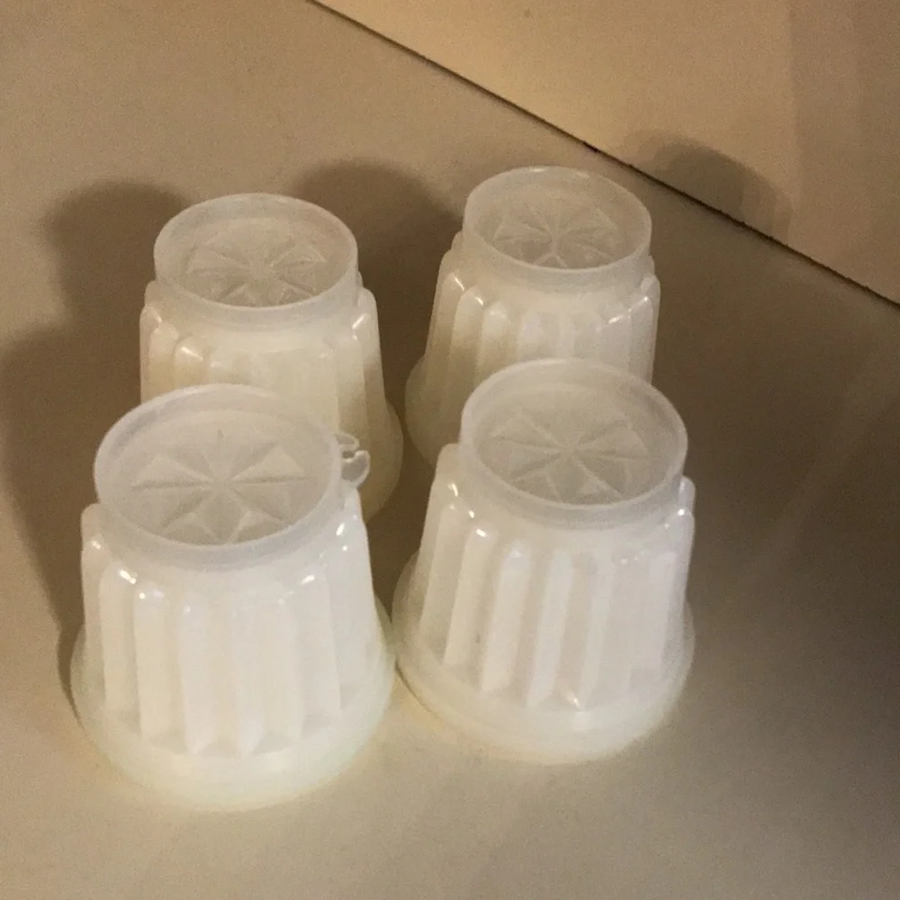 TUPPERWARE VINTAGE JELL-ETTES 1/2 CUP 125 ML (4 PIECES SET)
